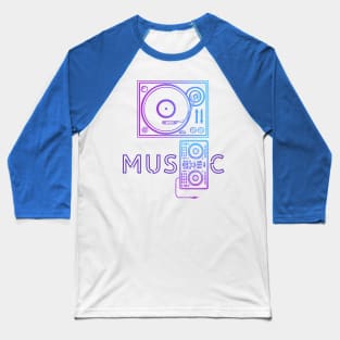 Keyed Harmony: Music in Motion Baseball T-Shirt